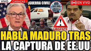 🔴URGENTE HABLA MADURO TRAS LA CAPTURA DE EEUU 🔥GUERRA CIVIL EN VENEZUELA🔥  FRAN FIJAP [upl. by Nollek]