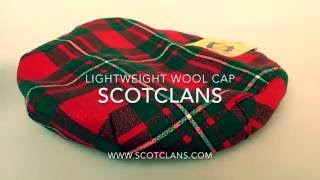 Wool Tartan Cap in 500 Tartans from ScotClans [upl. by Campball673]