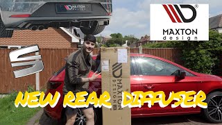 Installing A Maxton Design Rear Diffuser Seat Leon [upl. by Rollo981]