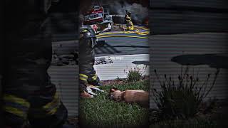 Heroic Firefighters Save Dogs from Raging Fire [upl. by Lamraj79]