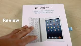 Review Logitech Ultrathin Keyboard Cover for iPad mini [upl. by Corsetti180]