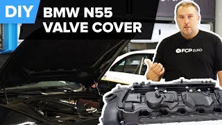 How To Replace The Valve Cover On A BMW N55 Engine X5 335i amp More  DIY Diagnosis and Repair [upl. by Nele]