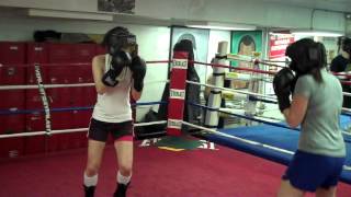 Womens World of BoxingSparring NeoBamBam Round 1mp4 [upl. by Refinneg]