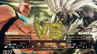 SFV Champion Edition🔥 itazan Abigail Vs bngRYO Blanka 🔥 Online Matchs 02062023 [upl. by Hedve904]