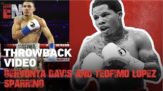 🔥 TEOFIMO LOPEZ amp GERVONTA DAVIS SPARRING 🔥  Esnews boxing [upl. by O'Brien]