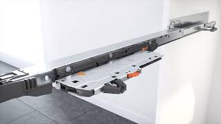 Blum TIPON BLUMOTION for LEGRABOX and MOVENTO with BLUMOTION S runner [upl. by Aleirbag]