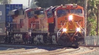 Another amazing weekend of railfanning with BNSF Amtrak Union Pacific and Metrolink [upl. by Aneerbas]