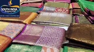 South India Shopping mall Latest offers on Pattu sarees  Designer Work sarees amp Fancy sarees 🔥👌 [upl. by Ecnaiva373]