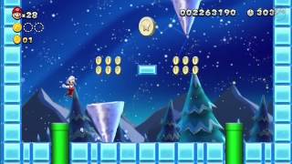 Frosted Glacier5 Icicle Caverns New Super Mario Bros Wii U [upl. by Laiceps729]