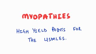 Myopathies USMLE [upl. by Orodoet]