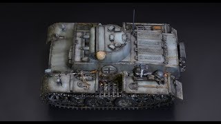 Panzerkampfwagen I AusfF 135 Hobby Boss  Tank Model [upl. by Braswell]