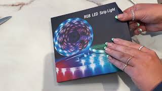 Led Lights 656ft20MUltra Long Music Sync Smart RGB LED Strip Lights with Bluetooth APP [upl. by Ialda607]