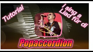 i sing a Liad für di von Andreas Gabalier Akkordeoncover best covers of popsongs [upl. by Nireil]