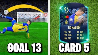 I Scored With Every Ronaldo Card In FIFA 23 [upl. by Gerius]