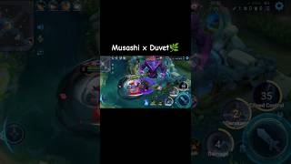 Musashi x Duvet  Boa🌿 honorofkings mobilelegends hokglobal akaneehok mlbb hok rov hokk [upl. by Ah656]