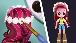 CUSTOM My Little Pony GLORIOSA DAISY Legend of Everfree Equestria Girls Minis Doll MLP Tutorial [upl. by Bobbette]