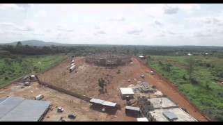 PROGRESS ON ADJAMESU PROJECT FROM THE VIEW OF A DRONE Prophet Francis Kwateng [upl. by Natale441]