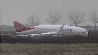 Animation  Turkish Airlines crashed during approach Boeing 737800  Dutch Safety Board [upl. by Noraed348]