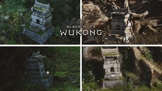 All Shrines in Foothills Location  Chapter 6  Black Myth Wukong [upl. by Annil]