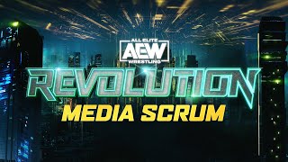 AEW Revolution Post Show Media Scrum [upl. by Eselehs319]