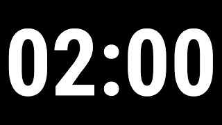 2 Minute Timer with Alarm  No Ads [upl. by Ardnohs]