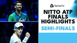 Alcaraz and Djokovic Clash Sinner Takes On Medvedev  Nitto ATP Finals 2023 SemiFinal Highlights [upl. by Reeve]