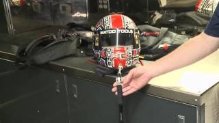 NHRA 101 The importance of the helmet strap [upl. by Tdnarb]