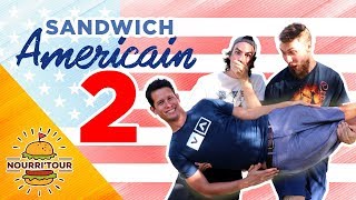 ON PASSE À LA TÉLÉ EN MANGANT DES SANDWICHS ENORMES  NOURRITOUR Américains Partie 2 [upl. by Yeslah]