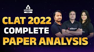 CLAT 2022 Paper Analysis  CLAT 2022 Answer Key  CLAT 2022 Paper Solution  Exam Analysis [upl. by Jeane]