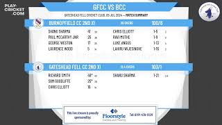 Gateshead Fell CC 2nd XI v Burnopfield CC 2nd XI [upl. by Adlaremse]