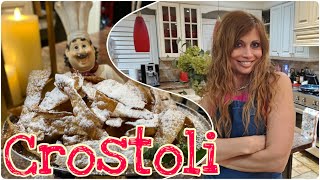 Grandmas AMAZING Crostoli Recipe  How To Make Angel Wings Fried Pastries [upl. by Ariom]