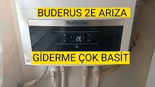 BUDERUS KOMBİ 2E ARIZA GİDERME BASİT YÖNTEM [upl. by Michella317]