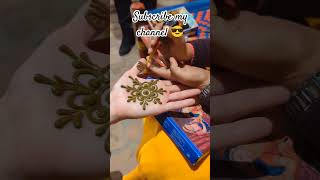 Mehndi trending theglambeauty mehndi shortvideo shorts short youtubeshorts video viralvideo [upl. by Eitten]