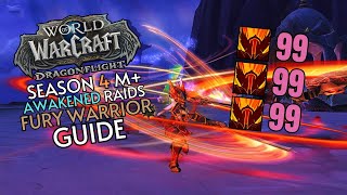 Dragonflight Season 4 FURY WARRIOR Quick Guide  Raid and M [upl. by Anide]