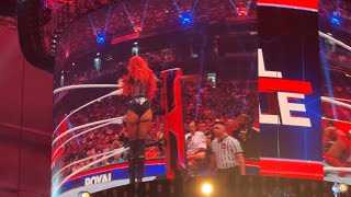 Becky Lynch Pop at the 2024 Royal Rumble Everyone Loves Her [upl. by Almeria]