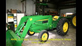 Restored JD 2020 Tractor on Leland IL Auction to Benefit Local Man with Cancer [upl. by Corabel]