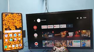 how to connect Onida Fire tv with mobile  Onida display mirroring option [upl. by Yesrod479]