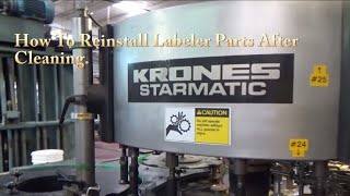 Krones Starmatic Changeover Labeler [upl. by Rramal]