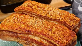 How to make Crispy Pork Belly  脆皮燒肉  Will I make it again 🤔 [upl. by Ettenyar]