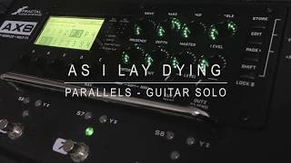 As I Lay Dying  Parallels Guitar Solo [upl. by Adnal]