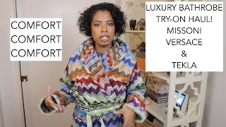 Luxury Bathrobe Haul Try On And Tips [upl. by Britt]