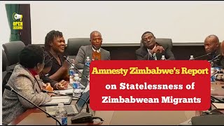 Amnesty Zimbabwes Presentation on Statelessness of Zimbabwean Migrants [upl. by Bander956]