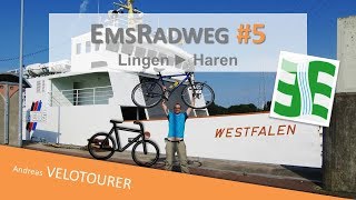 Mit dem Fahrrad an die Nordsee  EmsRadweg 5 von Lingen bis Haren [upl. by Witty]