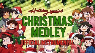 Christmas Medley 🎄 Holiday Youtube Singers Collab Official Instrumental [upl. by Ytte]