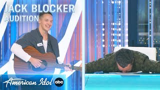 Jack Blockers Audition Has The Crew Demanding Judges To Change Their Votes  American Idol 2024 [upl. by Siednarb]