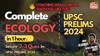 🔥 Complete Ecology in One Shot🎯🤯Most Unique MCQPYQ approach for UPSCPrelims 2024 Must Watch🚀 [upl. by Anaig]