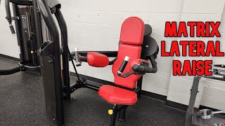 Lateral Raise Machine Tutorial [upl. by Kehoe630]