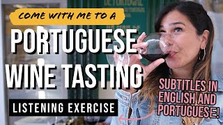 Portuguese wine tasting  Interview with Portuguese subtitles  NEW AUDIO [upl. by Asseret]