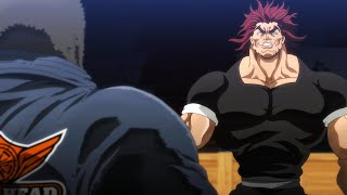 Yujiro vs Kuroki Gensai amp Reinhold vs Oliva  Baki Hanma VS Kengan Ashura [upl. by Paapanen640]