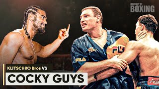 When the Klitschko Brothers DESTROYED The Arrogant Dudes For Disrespecting Them [upl. by Rogerg]